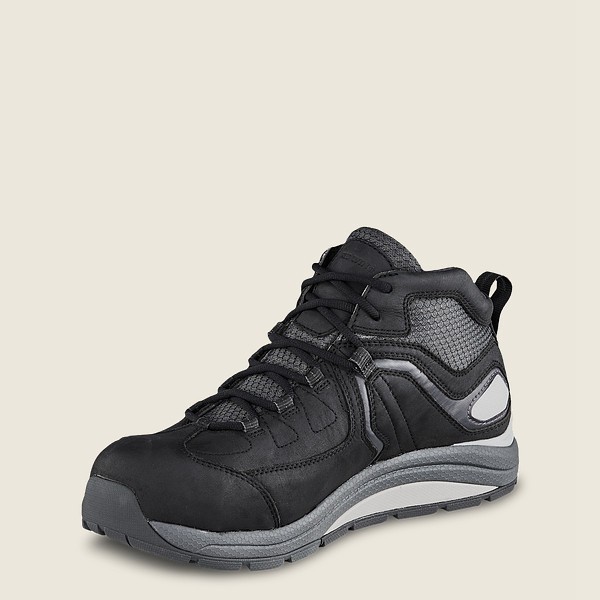 Mens Red Wing Cooltech™ Athletics - Waterproof Safety Toe - Work Shoes Black/Grey - BXE130498